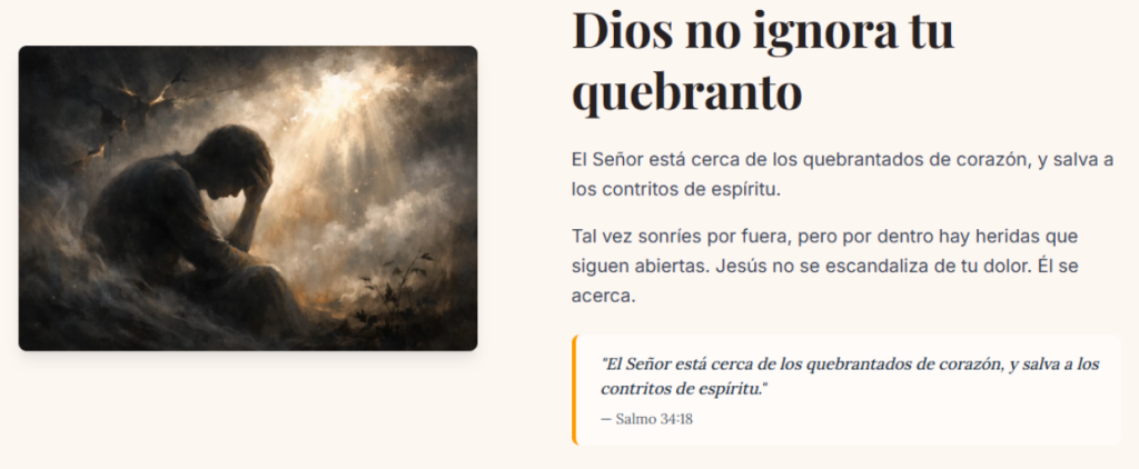 dios no ignora